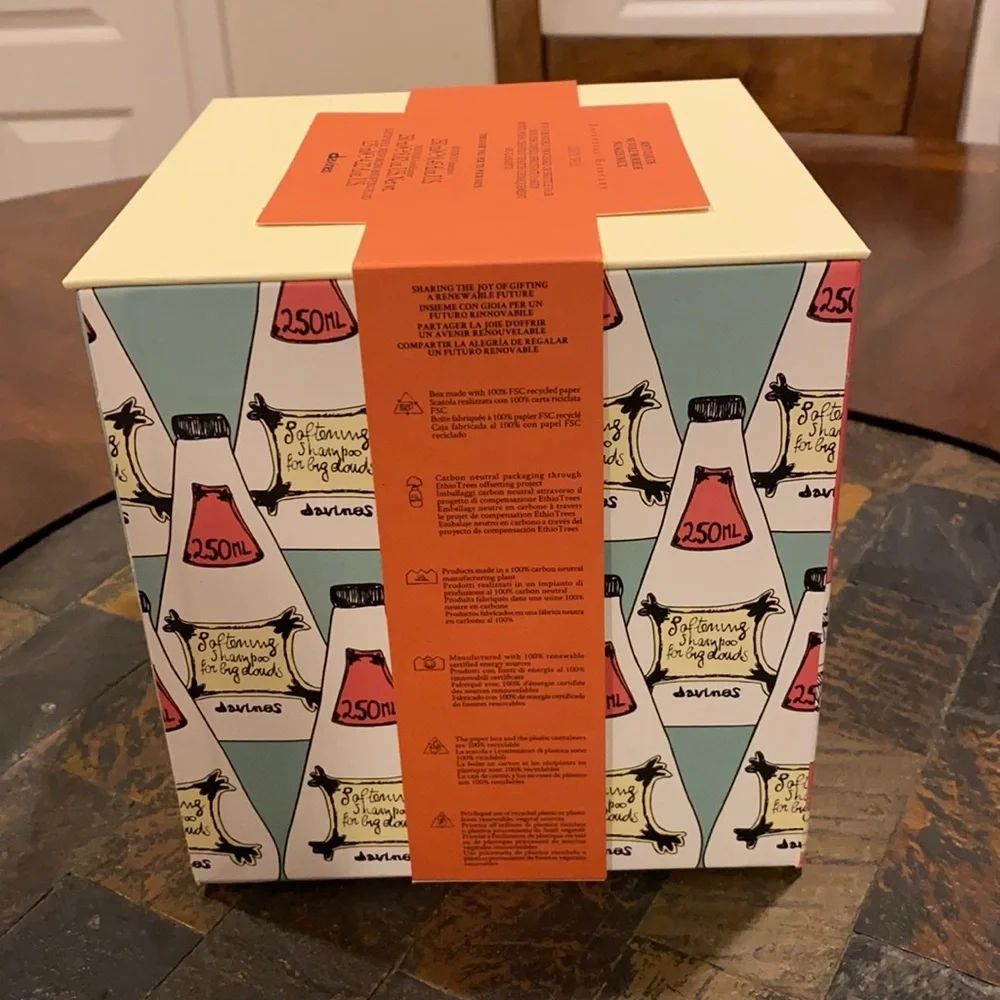 DAVINES SOFT CLIUD NOUNOU HOLIDAY SET Shampoo Conditioner Liquid Spell